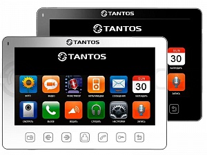 Монитор цветного видеодомофона уменьшенной толщины с сенсорными кнопками и расширенными возможностями Tantos PRIME Slim